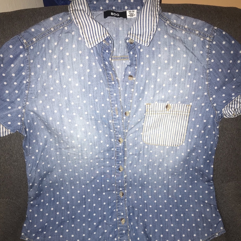 BDG Denim Button Down - Picture 2 of 2